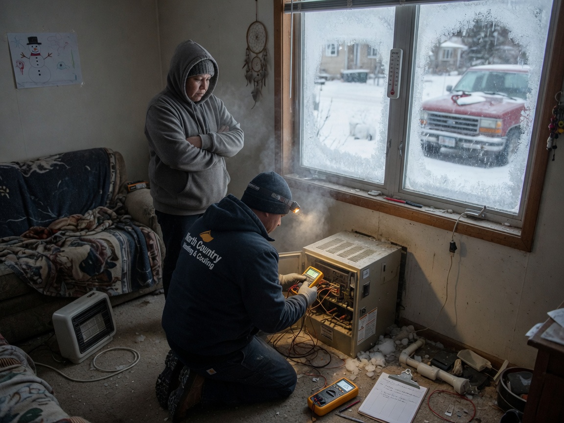 Troubleshooting No Heat Calls in Waubun After a Cold Snap